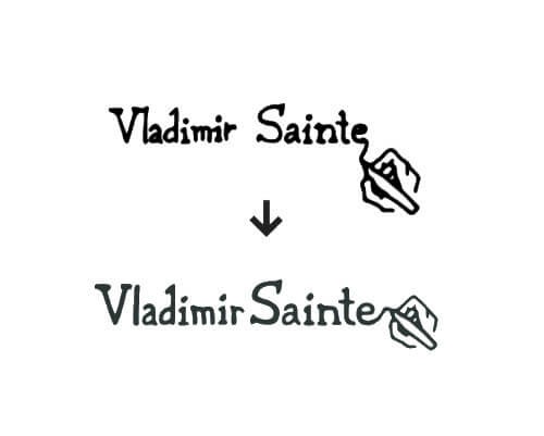 vladimir sainte logo process