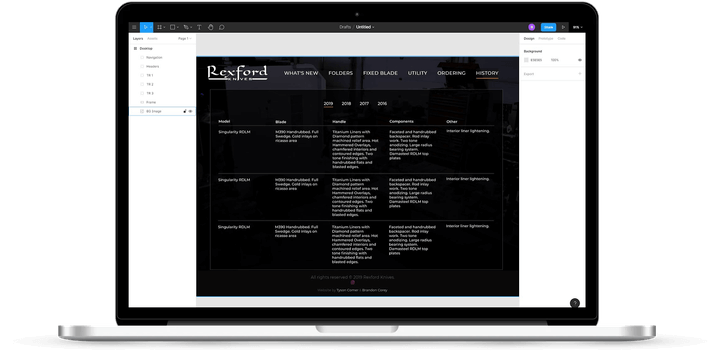 rexford knives figma design