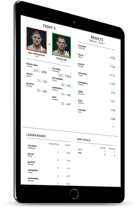mma results